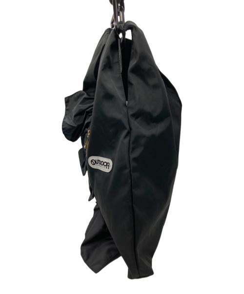 OUTDOOR（アウトドア）OUTDOOR (アウトドア) RISLEY (リズレー) トライアングルフリルバッグ ブラックの古着・服飾アイテム