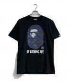 A BATHING APEアベイシングエイプ）の古着「プリントTシャツ」｜ブラック