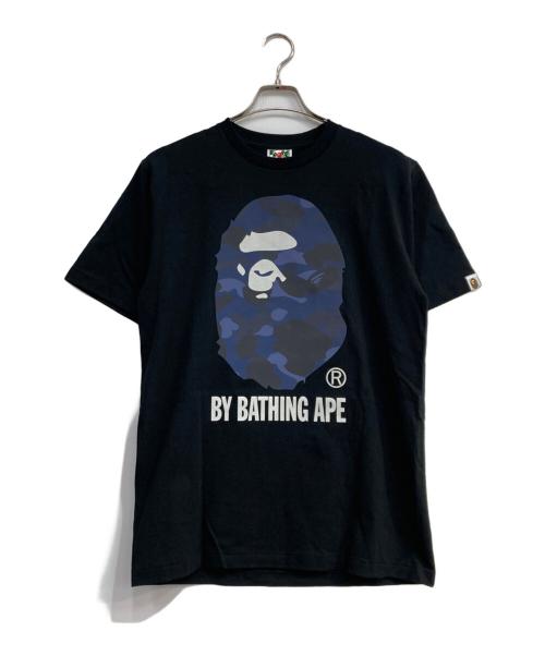 A BATHING APE（アベイシングエイプ）A BATHING APE (アベイシングエイプ) プリントTシャツ ブラック サイズ:Mの古着・服飾アイテム