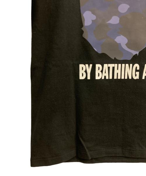 A BATHING APE（アベイシングエイプ）A BATHING APE (アベイシングエイプ) プリントTシャツ ブラック サイズ:Mの古着・服飾アイテム