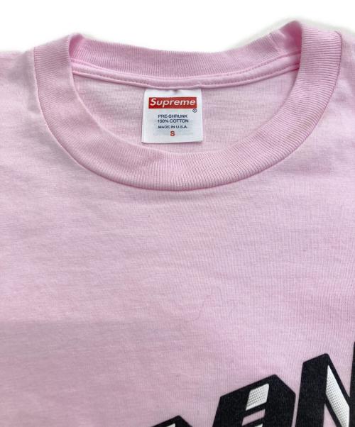 SUPREME（シュプリーム）Supreme (シュプリーム) Banner Tee ピンク サイズ:Sの古着・服飾アイテム