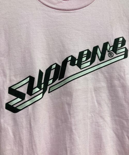 SUPREME（シュプリーム）Supreme (シュプリーム) Banner Tee ピンク サイズ:Sの古着・服飾アイテム