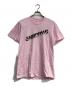 Supreme（シュプリーム）の古着「Banner Tee」｜ピンク