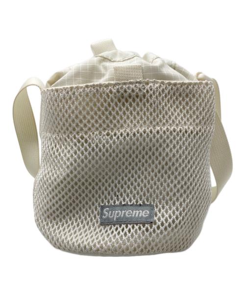 SUPREME（シュプリーム）Supreme (シュプリーム) Small Cinch Pouch ホワイトの古着・服飾アイテム