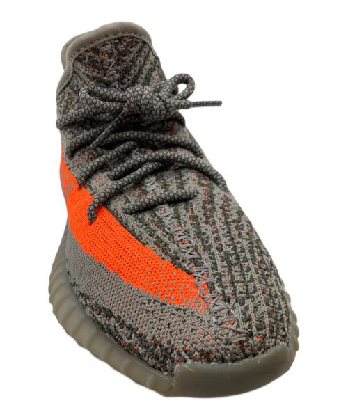 adidas（アディダス）adidas (アディダス) YEEZY BOOST 350 V2 Beluga Reflective グレー×オレンジ サイズ:26.5cmの古着・服飾アイテム