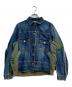 sacai（サカイ）の古着「デニム×MA-1ジャケット」｜ブルー×グリーン