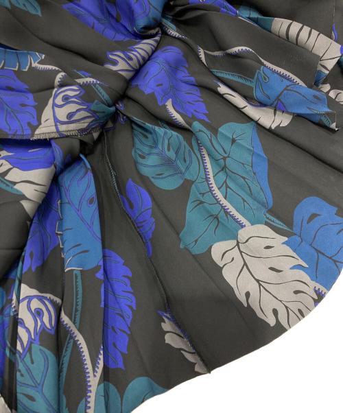 sacai（サカイ）sacai (サカイ) Sun Surf (サンサーフ) ボタニカル柄ワンピース ネイビー×ブラック サイズ:1の古着・服飾アイテム