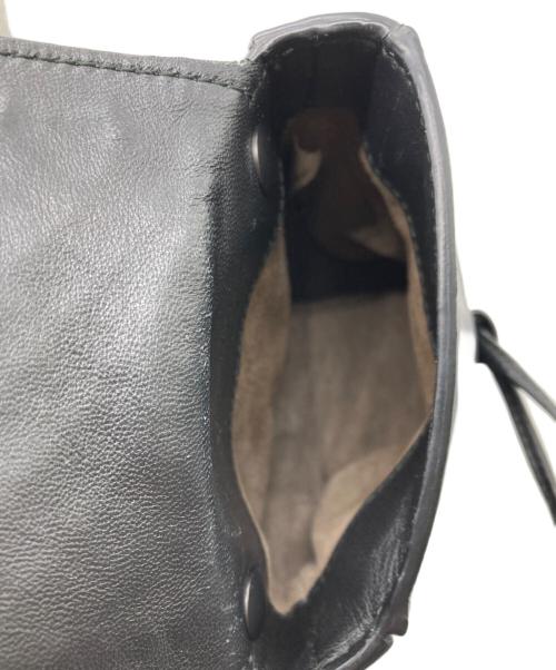 BOTTEGA VENETA（ボッテガベネタ）BOTTEGA VENETA (ボッテガベネタ) イントレチャート ポシェット ブラックの古着・服飾アイテム