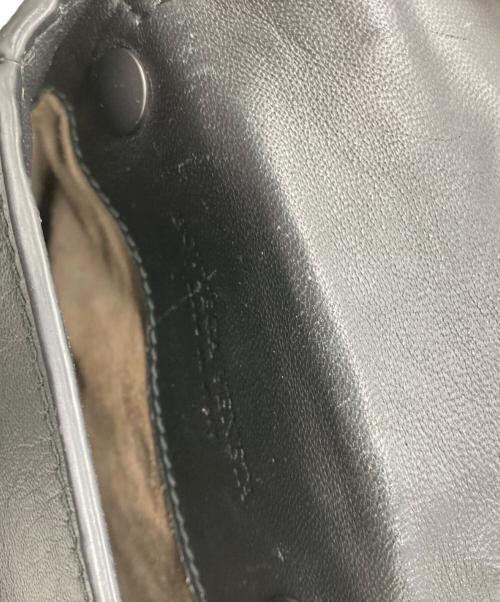 BOTTEGA VENETA（ボッテガベネタ）BOTTEGA VENETA (ボッテガベネタ) イントレチャート ポシェット ブラックの古着・服飾アイテム