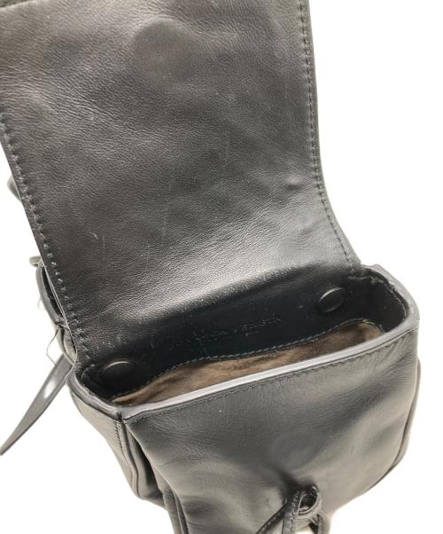 BOTTEGA VENETA（ボッテガベネタ）BOTTEGA VENETA (ボッテガベネタ) イントレチャート ポシェット ブラックの古着・服飾アイテム