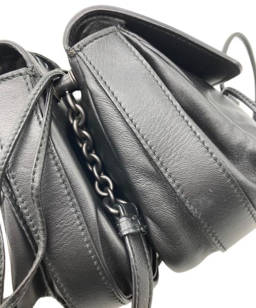 BOTTEGA VENETA（ボッテガベネタ）BOTTEGA VENETA (ボッテガベネタ) イントレチャート ポシェット ブラックの古着・服飾アイテム