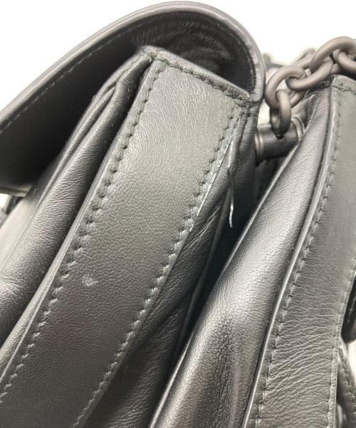 BOTTEGA VENETA（ボッテガベネタ）BOTTEGA VENETA (ボッテガベネタ) イントレチャート ポシェット ブラックの古着・服飾アイテム