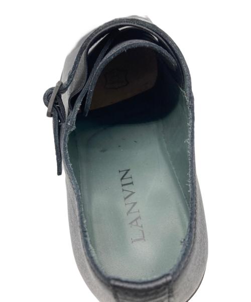 LANVIN（ランバン）LANVIN (ランバン) モンクストラップシューズ ブラック サイズ:8の古着・服飾アイテム