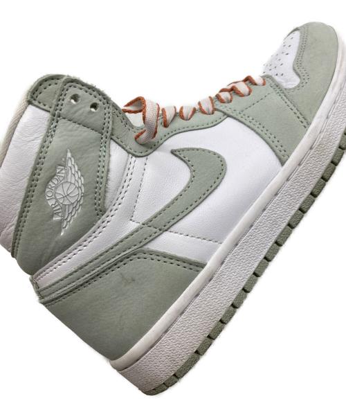 NIKE（ナイキ）NIKE (ナイキ) WMNS AIR JORDAN 1 RETRO HIGH OG グリーン×ホワイト サイズ:23.5cmの古着・服飾アイテム