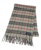 BURBERRY LONDONバーバリーロンドン）の古着「ノバチェックマフラー」｜グレー