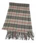 BURBERRY LONDON (バーバリーロンドン) ノバチェックマフラー グレー：5000円