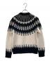 CristaSeya (クリスタセヤ) Oversized mountain sweater ホワイト×ブラック サイズ:FREE：30000円