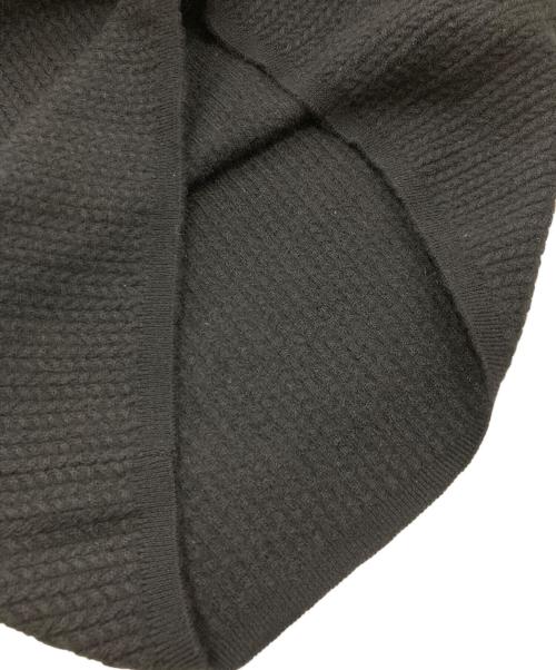 LORO PIANA（ロロピアーナ）LORO PIANA (ロロピアーナ) オープンカラーカシミヤニット ブラック サイズ:40の古着・服飾アイテム