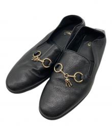 Needles（ニードルズ）の古着「Tassel Bit Unlined Slip-On」｜ブラック