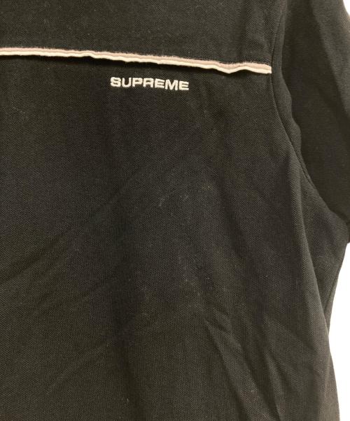 SUPREME（シュプリーム）Supreme (シュプリーム) Contrast Yoke Pique Top ブラック サイズ:Sの古着・服飾アイテム