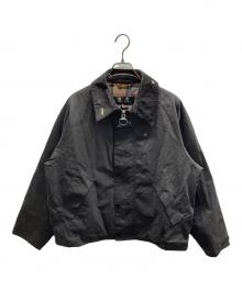 Barbour（バブアー）の古着「TRANSPORT ワックスショートジャケット」｜ブラック
