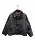 Barbour（バブアー）の古着「TRANSPORT ワックスショートジャケット」｜ブラック