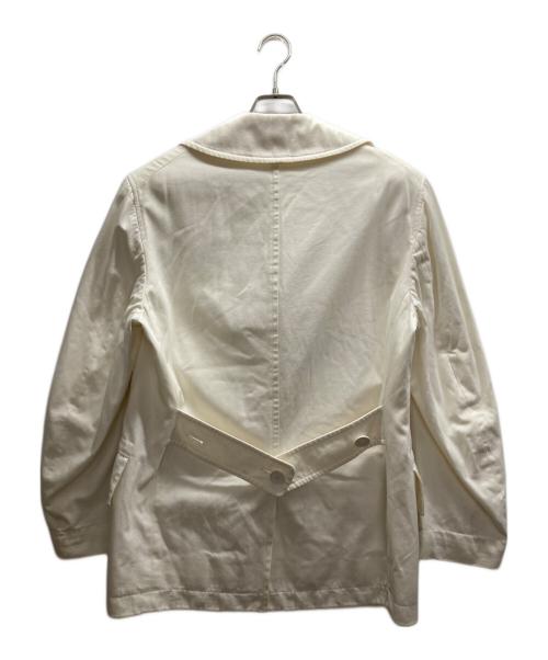GUCCI（グッチ）GUCCI (グッチ) コットンPコート ホワイト サイズ:46の古着・服飾アイテム