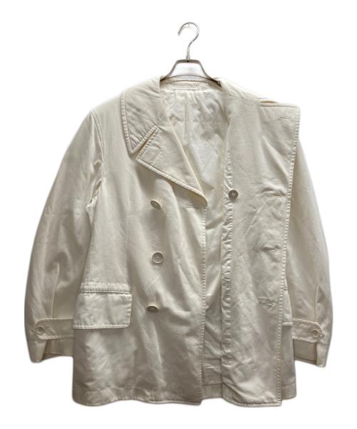 GUCCI（グッチ）GUCCI (グッチ) コットンPコート ホワイト サイズ:46の古着・服飾アイテム