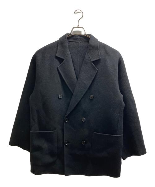 UNFOLLOW（アンフォロー）UNFOLLOW (アンフォロー) super130s wool-cashmere rever middle c ネイビー サイズ:2の古着・服飾アイテム