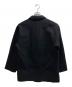 UNFOLLOW (アンフォロー) super130s wool-cashmere rever middle c ネイビー サイズ:2：18000円