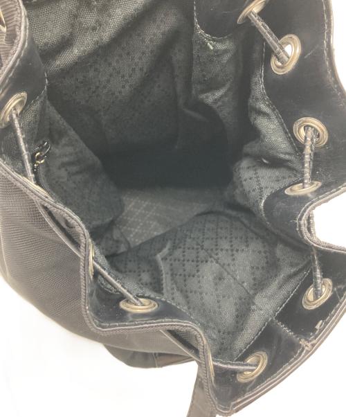 GUCCI（グッチ）GUCCI (グッチ) バンブーハンドルナイロンバッグ ブラックの古着・服飾アイテム