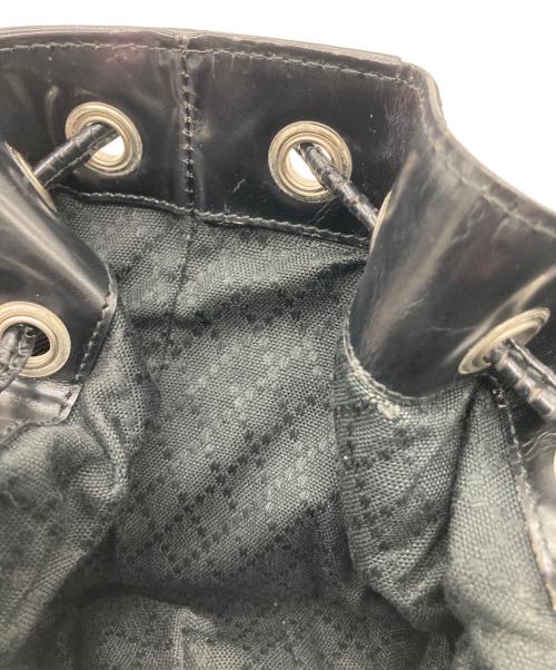 GUCCI（グッチ）GUCCI (グッチ) バンブーハンドルナイロンバッグ ブラックの古着・服飾アイテム