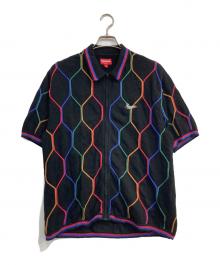 SUPREME（シュプリーム）の古着「Hex Zip Up Polo」｜ブラック