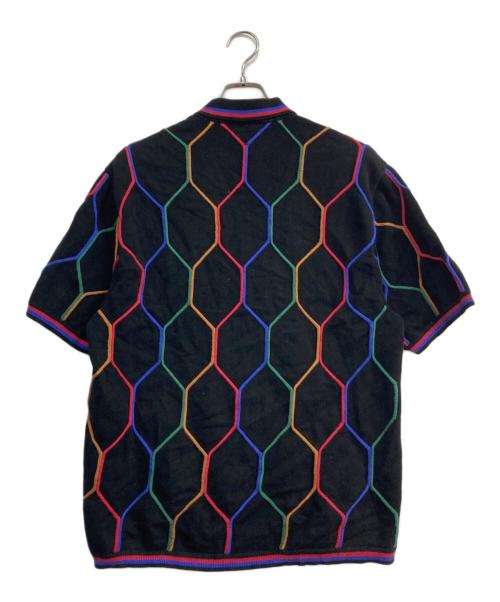 SUPREME（シュプリーム）Supreme (シュプリーム) Hex Zip Up Polo ブラック サイズ:Mの古着・服飾アイテム