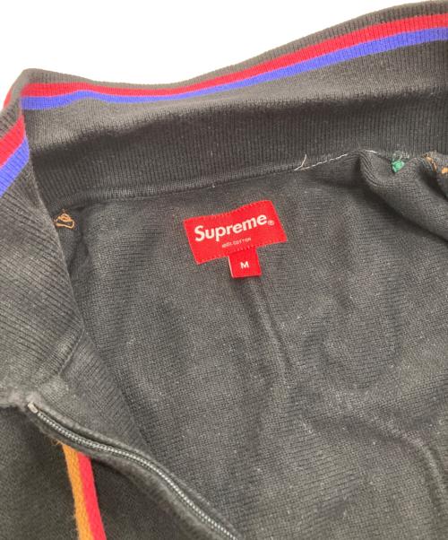 SUPREME（シュプリーム）Supreme (シュプリーム) Hex Zip Up Polo ブラック サイズ:Mの古着・服飾アイテム