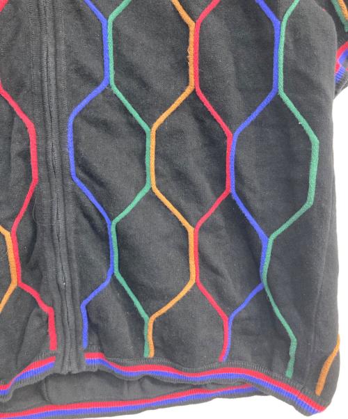 SUPREME（シュプリーム）Supreme (シュプリーム) Hex Zip Up Polo ブラック サイズ:Mの古着・服飾アイテム