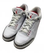NIKEナイキ）の古着「Air Jordan 3 Retro "Hall Of Fame"」｜ホワイト