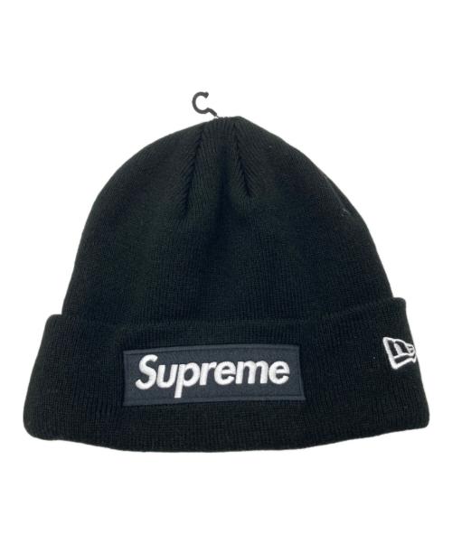 New Era（ニューエラ）New Era (ニューエラ) Supreme (シュプリーム) Box Logo Beanie ブラック 未使用品の古着・服飾アイテム