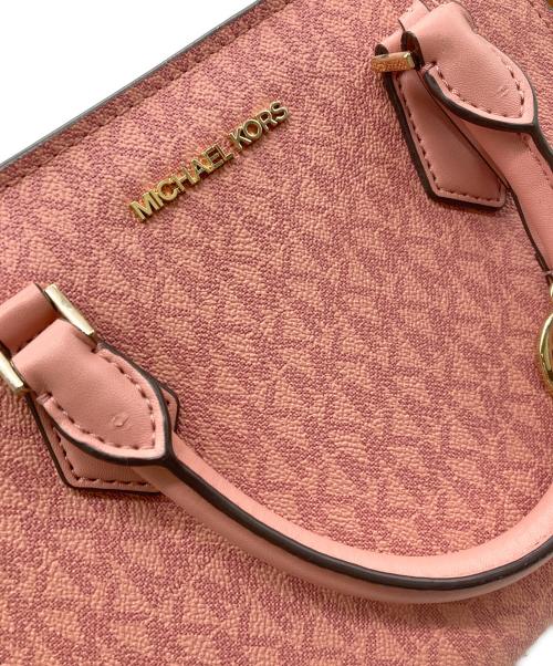 MICHAEL KORS（マイケルコース）MICHAEL KORS (マイケルコース) 2WAYバッグ ピンクの古着・服飾アイテム