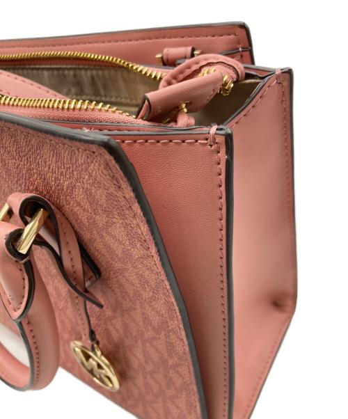 MICHAEL KORS（マイケルコース）MICHAEL KORS (マイケルコース) 2WAYバッグ ピンクの古着・服飾アイテム