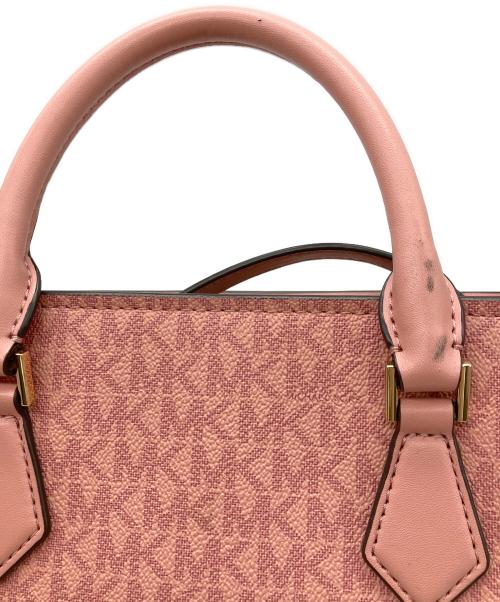 MICHAEL KORS（マイケルコース）MICHAEL KORS (マイケルコース) 2WAYバッグ ピンクの古着・服飾アイテム
