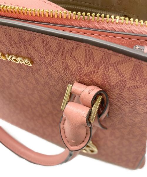 MICHAEL KORS（マイケルコース）MICHAEL KORS (マイケルコース) 2WAYバッグ ピンクの古着・服飾アイテム
