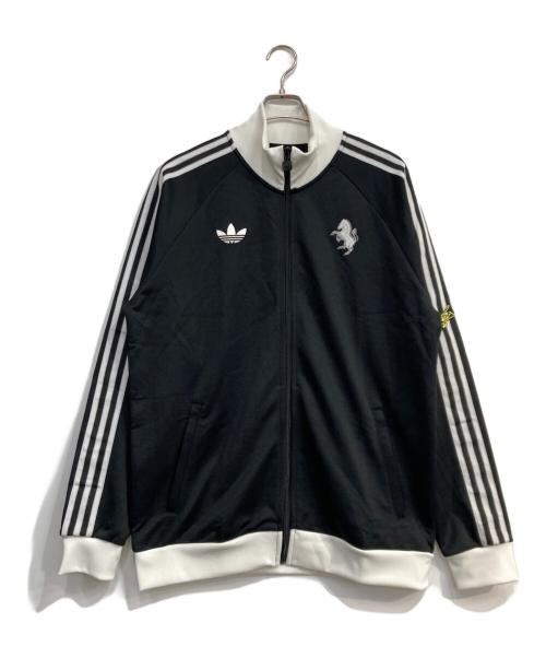 adidas（アディダス）adidas (アディダス) ユベントスFCオリジナルトラックトップ ブラック×ホワイト サイズ:Lの古着・服飾アイテム