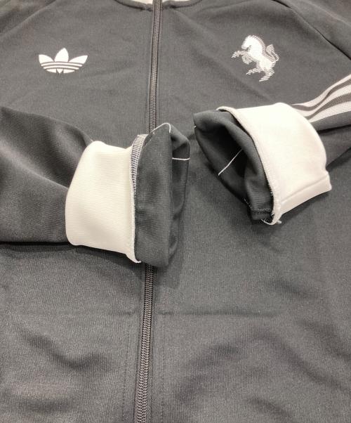 adidas（アディダス）adidas (アディダス) ユベントスFCオリジナルトラックトップ ブラック×ホワイト サイズ:Lの古着・服飾アイテム