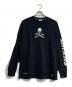Dickies（ディッキーズ）の古着「Logo Print Crewneck T-Shirt White」｜ブラック