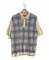 SUPREME（シュプリーム）の古着「plaid knit s/s polo」｜ホワイト×ブルー