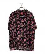 SUPREMEシュプリーム）の古着「floral rayon s/s shirt」｜ブラック