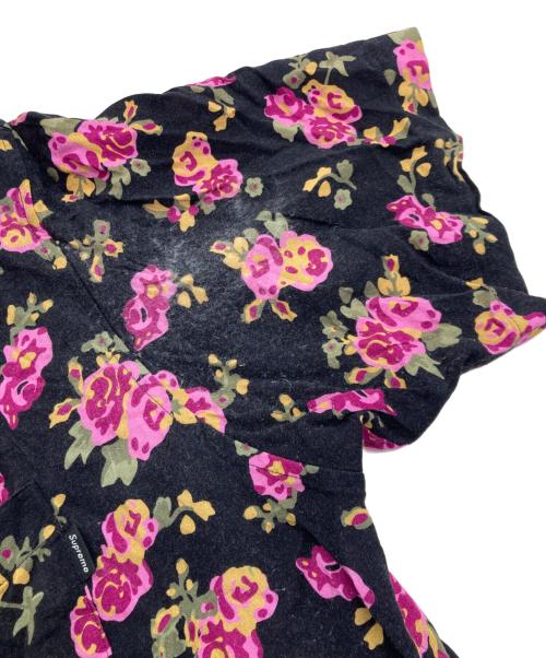SUPREME（シュプリーム）Supreme (シュプリーム) floral rayon s/s shirt ブラック サイズ:Lの古着・服飾アイテム