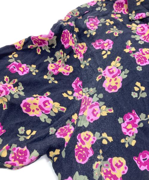 SUPREME（シュプリーム）Supreme (シュプリーム) floral rayon s/s shirt ブラック サイズ:Lの古着・服飾アイテム