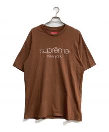 SUPREME（シュプリーム）の古着「Classic Logo S/S Top」｜ブラウン